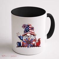 4th Of July Gnome Festive Holiday Coffee Mug thumb 1