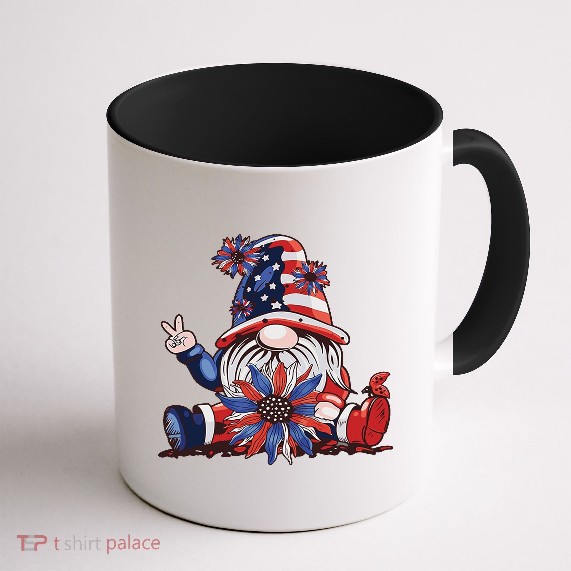 4th Of July Gnome Festive Holiday Coffee Mug