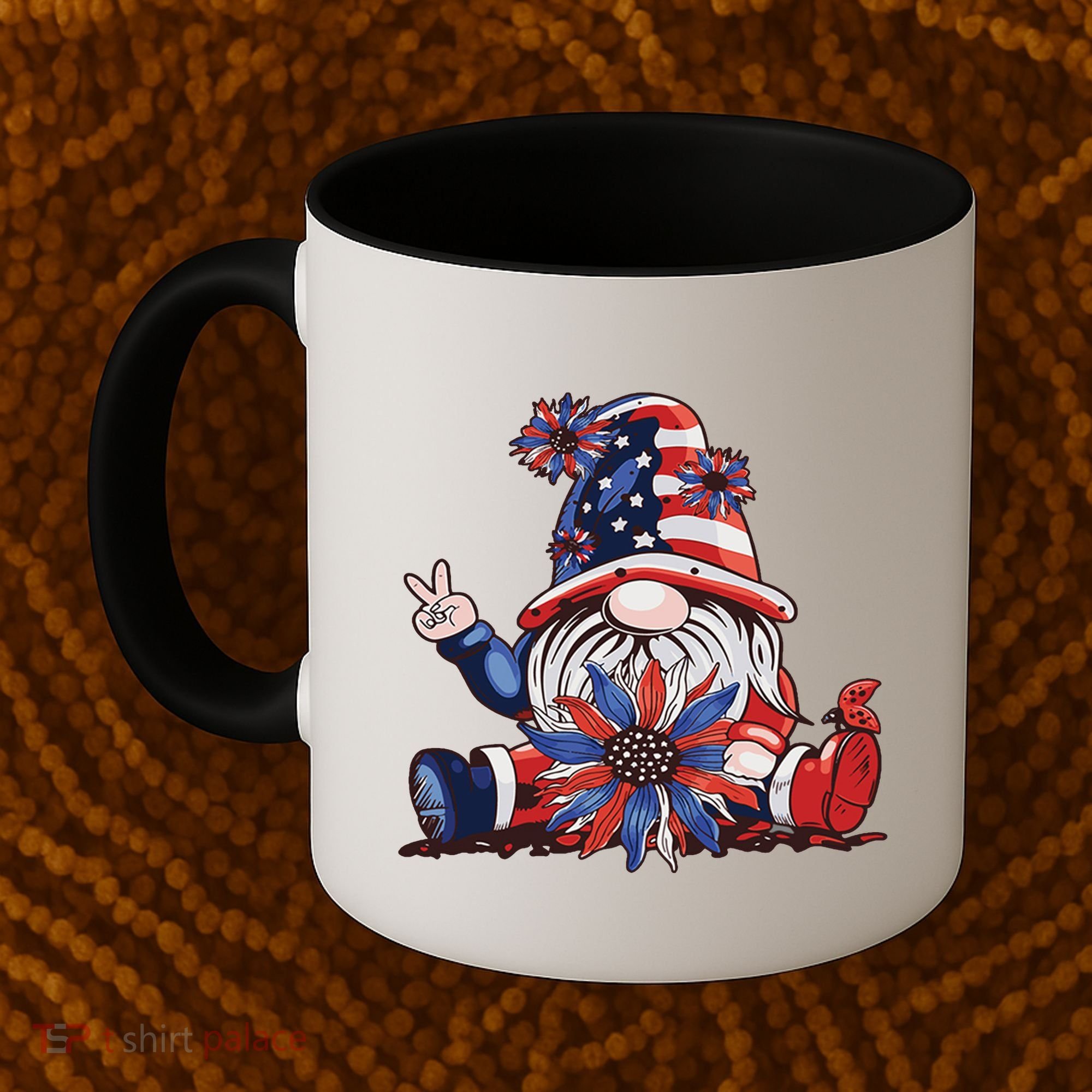 4th Of July Gnome Festive Holiday Coffee Mug