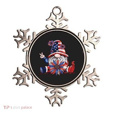 4th Of July Gnome Festive Holiday Ornament