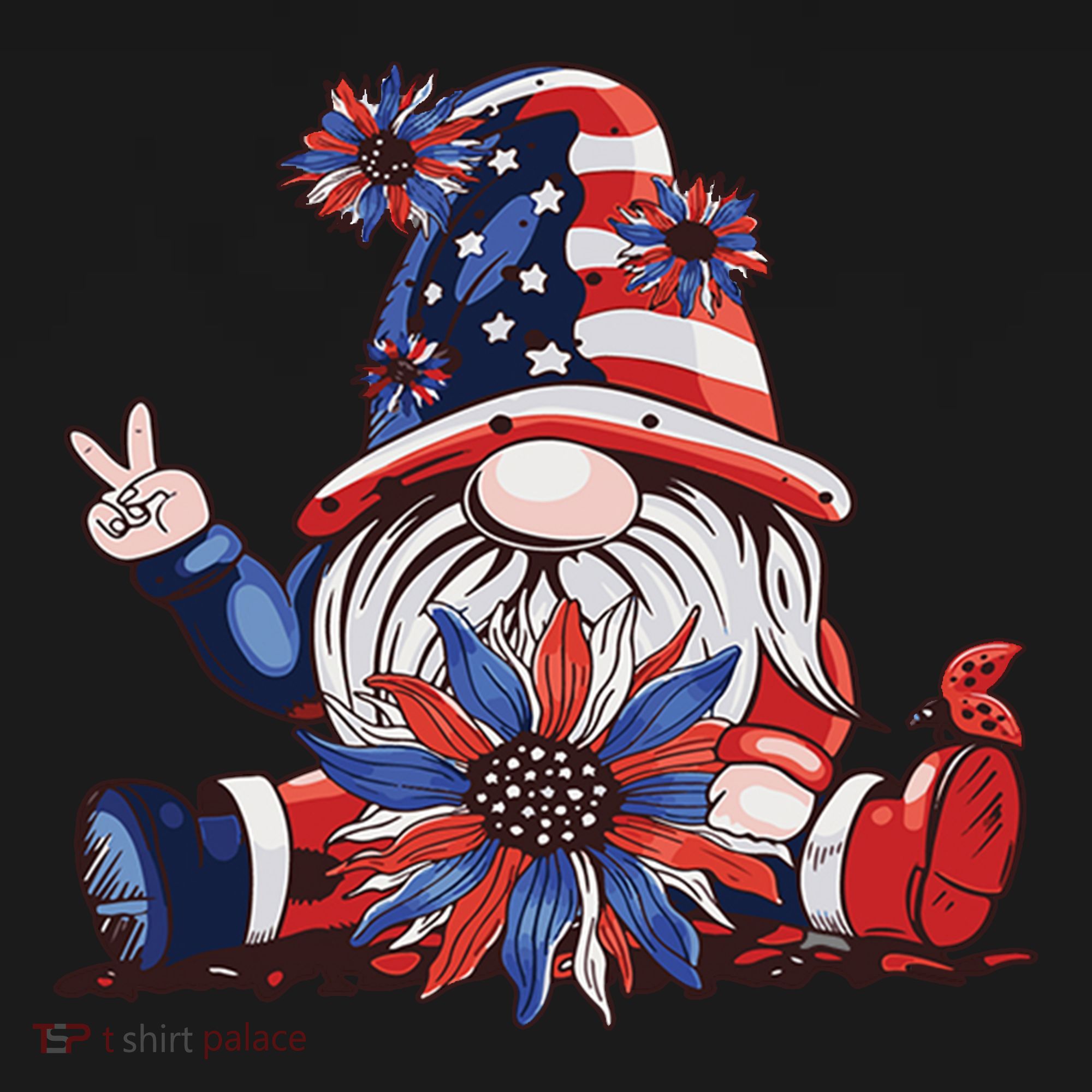 4th Of July Gnome Festive Holiday Women's Tank Top