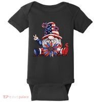 4th Of July Gnome Festive Holiday Baby Bodysuit thumb 0