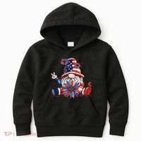 4th Of July Gnome Festive Holiday Kids Hoodie thumb 0