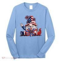 4th Of July Gnome Festive Holiday Long Sleeve Shirt thumb 0