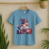 4th Of July Gnome Festive Holiday T-Shirt thumb 2