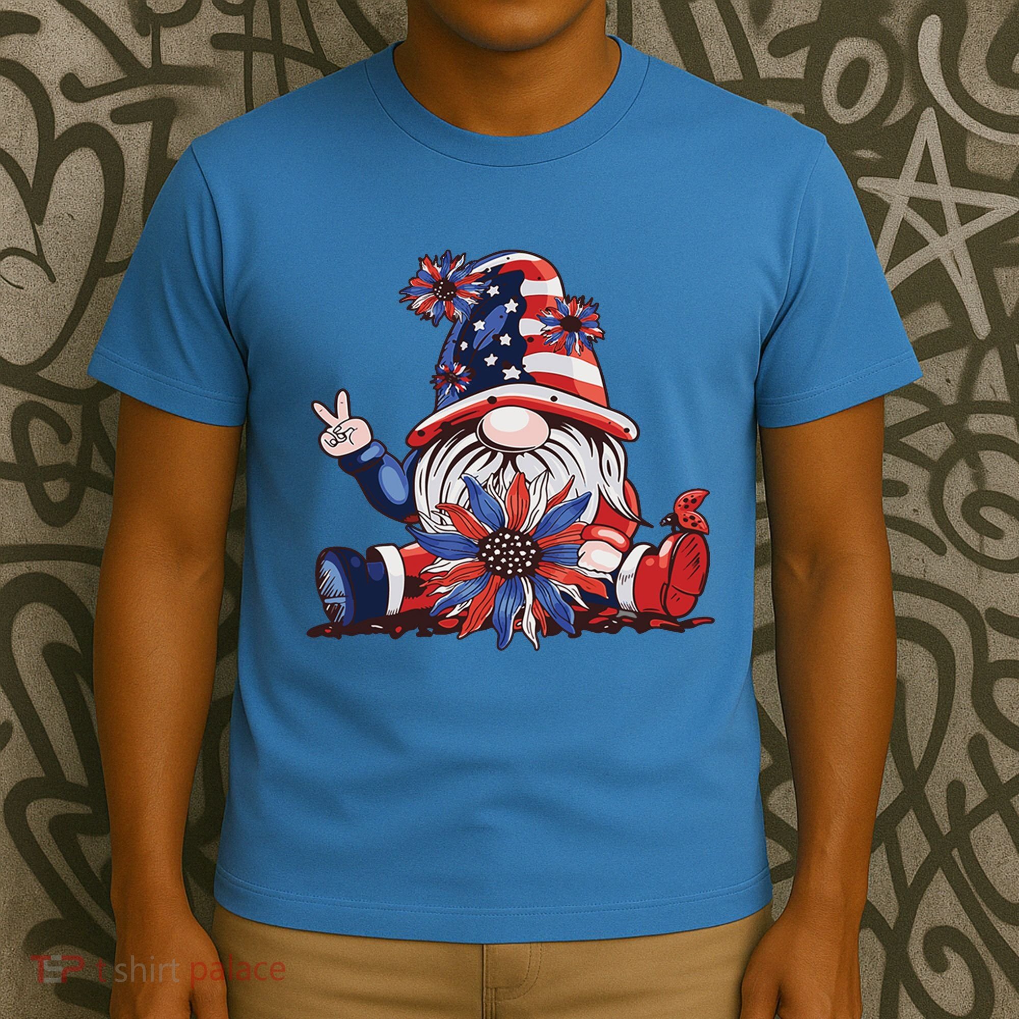4th Of July Gnome Festive Holiday T-Shirt