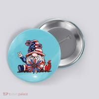 4th Of July Gnome Festive Holiday Button thumb 0