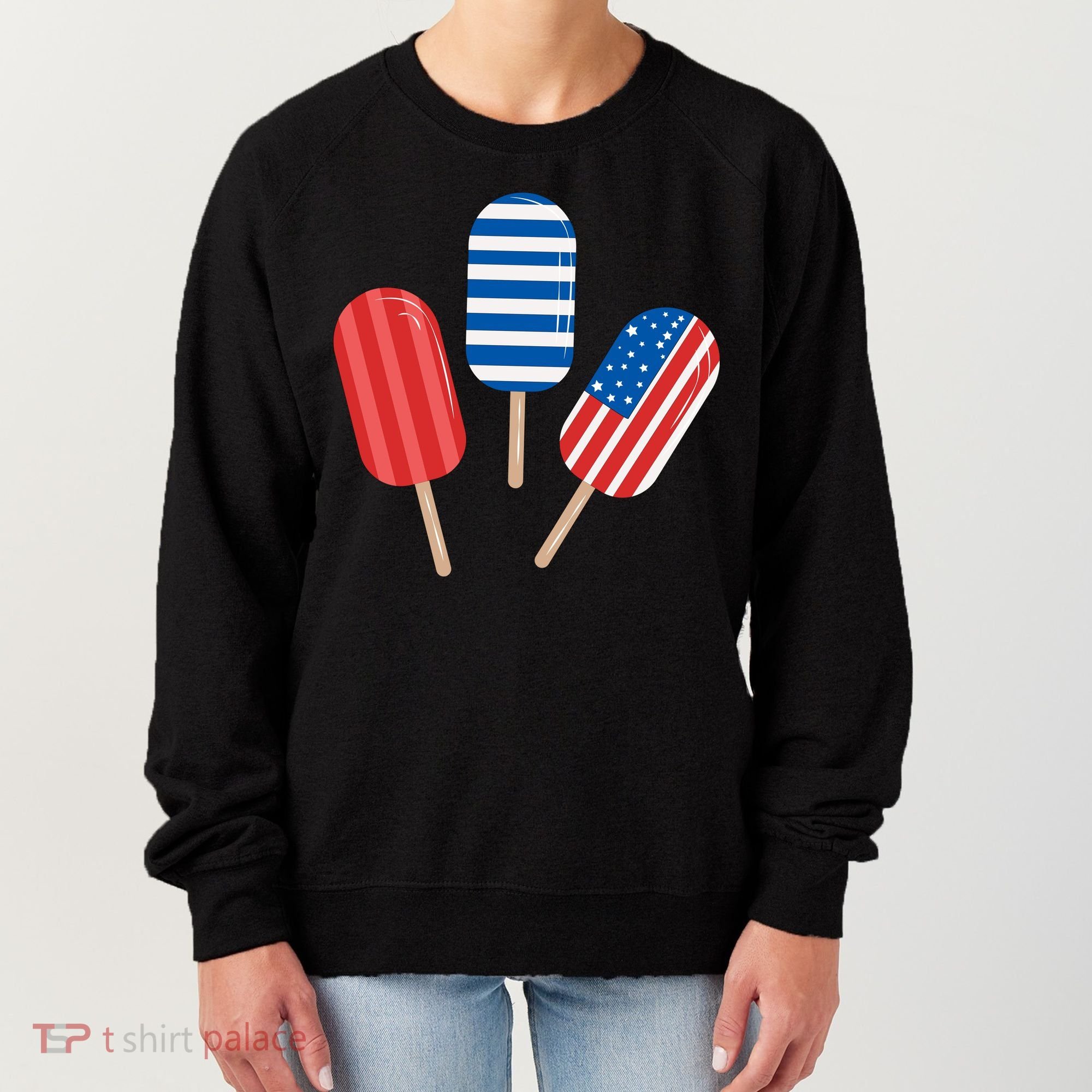 4th Of July Popsicle Usa Women's Sweatshirt
