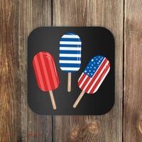 4th Of July Popsicle Usa Coaster thumb 0