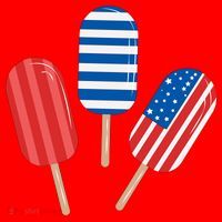 4th Of July Popsicle Usa Santa Hat thumb 1