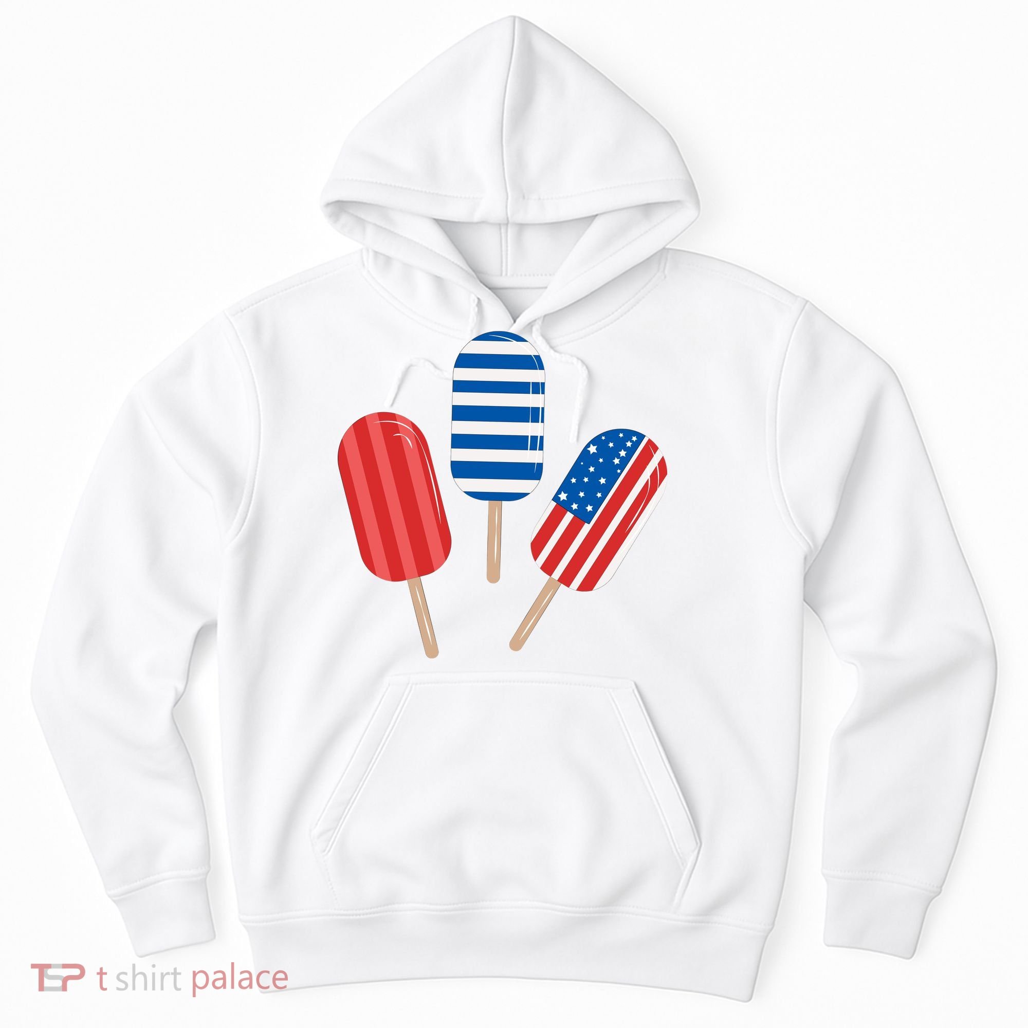 4th Of July Popsicle Usa Hoodie