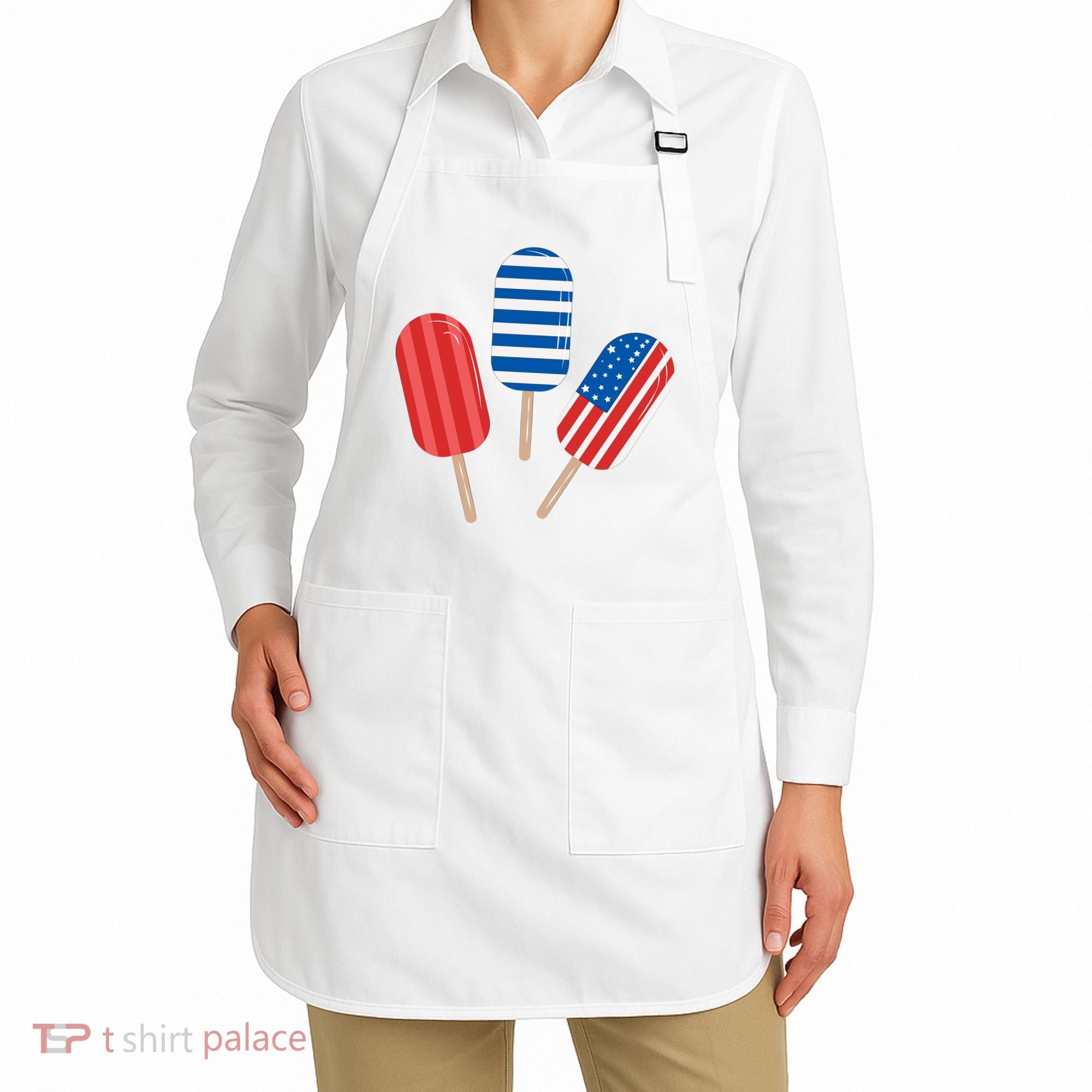 4th Of July Popsicle Usa Apron