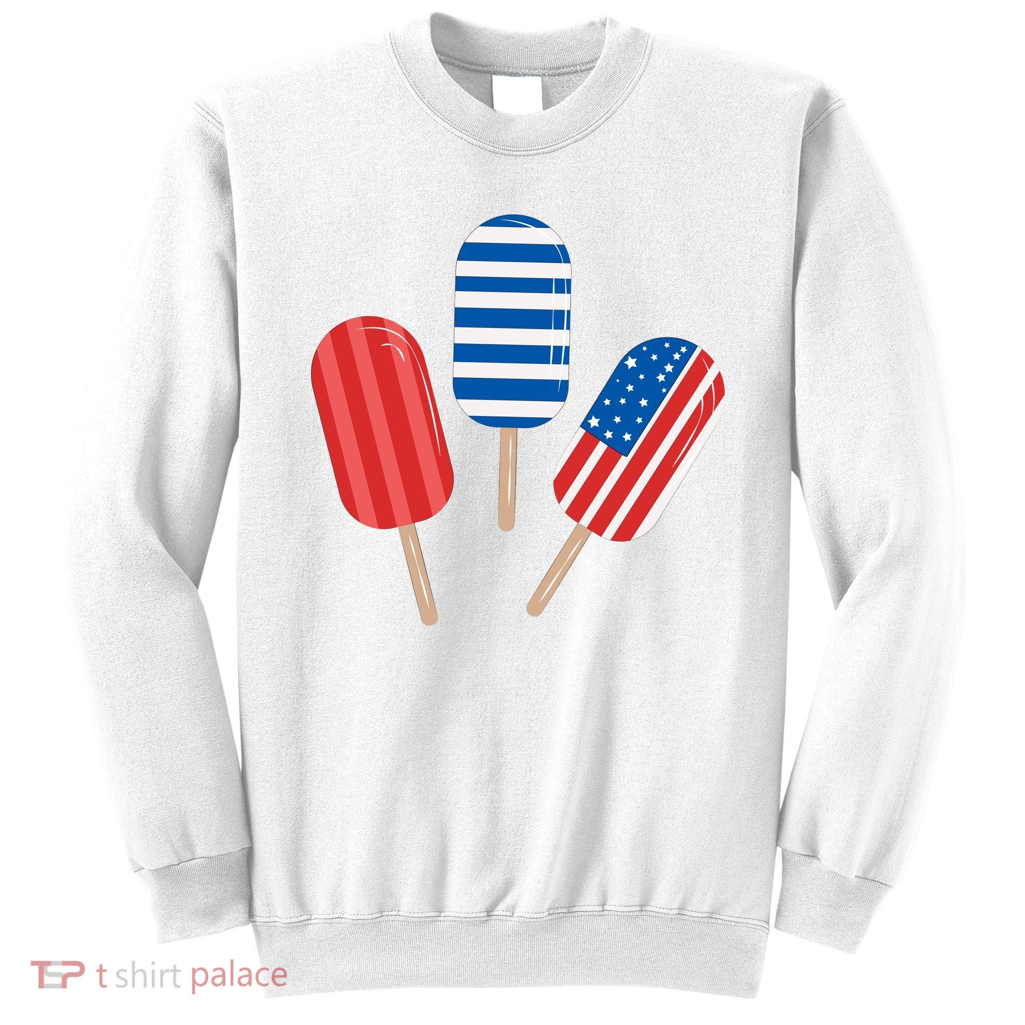 4th Of July Popsicle Usa Sweatshirt