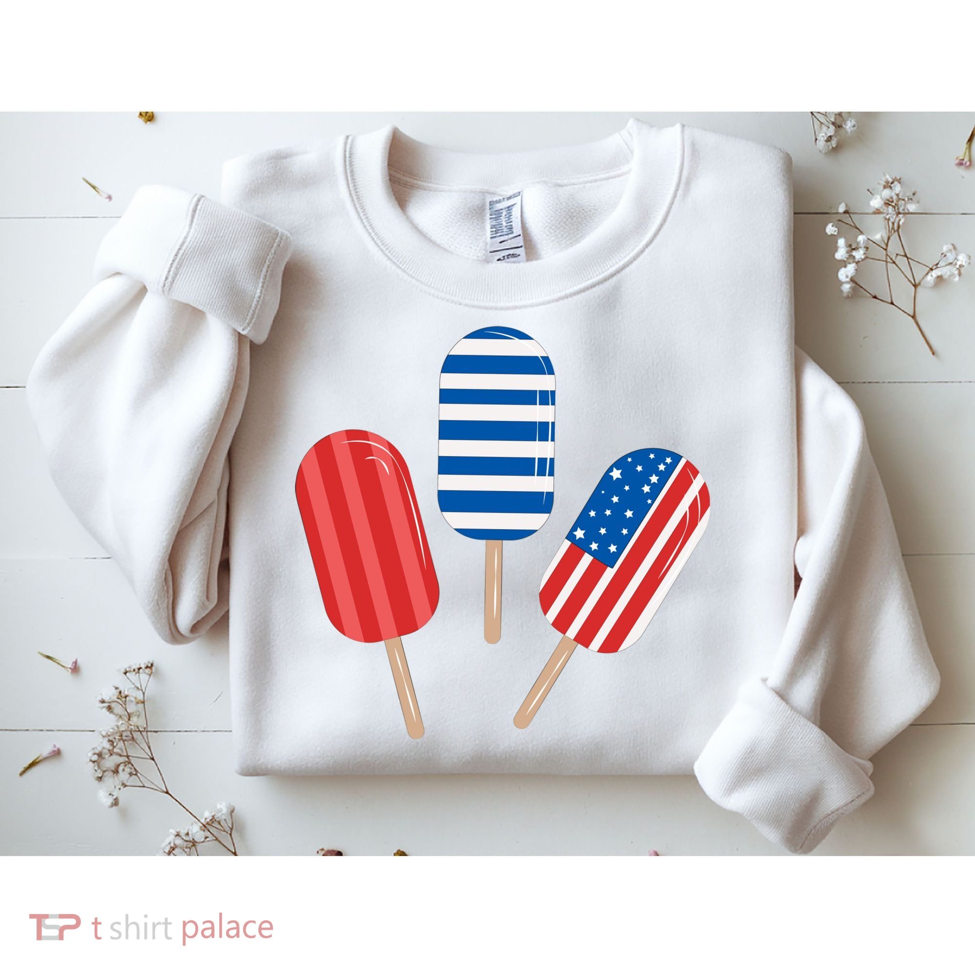 4th Of July Popsicle Usa Sweatshirt