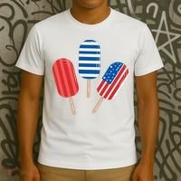 4th Of July Popsicle Usa T-Shirt thumb 3