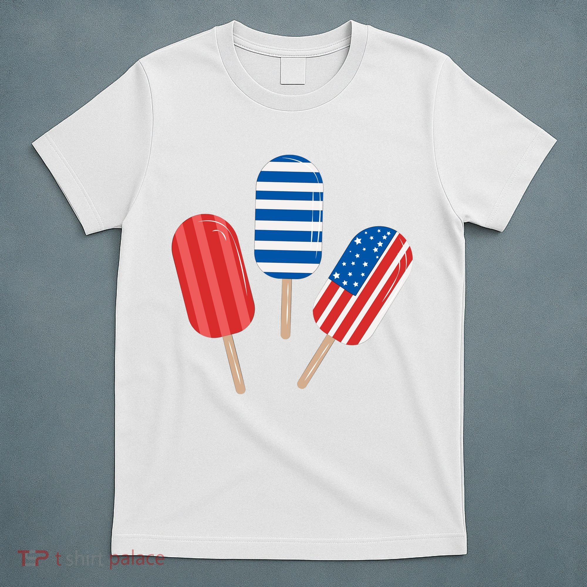 4th Of July Popsicle Usa T-Shirt