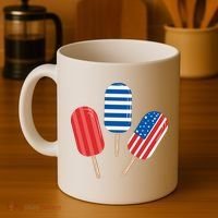 4th Of July Popsicle Usa Coffee Mug thumb 4