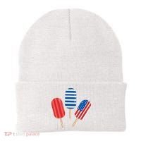 4th Of July Popsicle Usa Beanie thumb 0