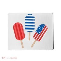 4th Of July Popsicle Usa Mousepad thumb 0