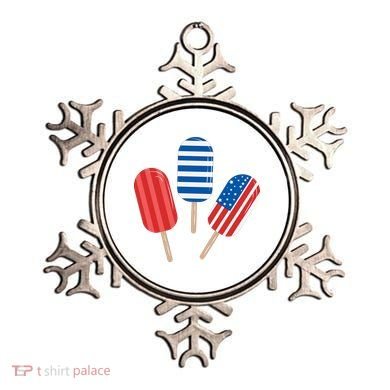 4th Of July Popsicle Usa Ornament