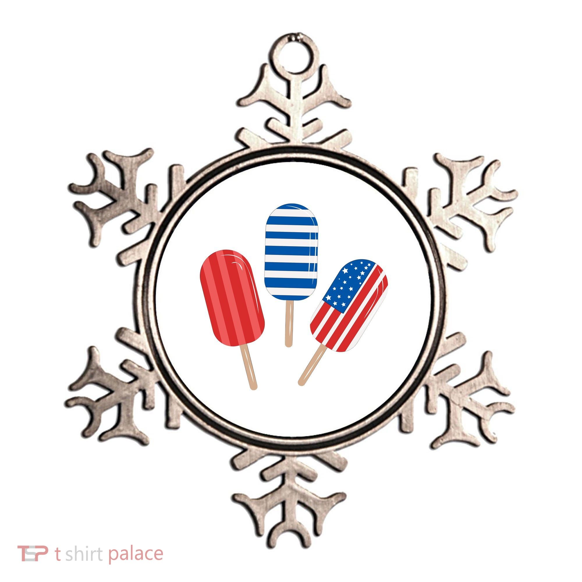 4th Of July Popsicle Usa Ornament