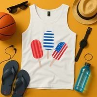 4th Of July Popsicle Usa Tank Top thumb 4