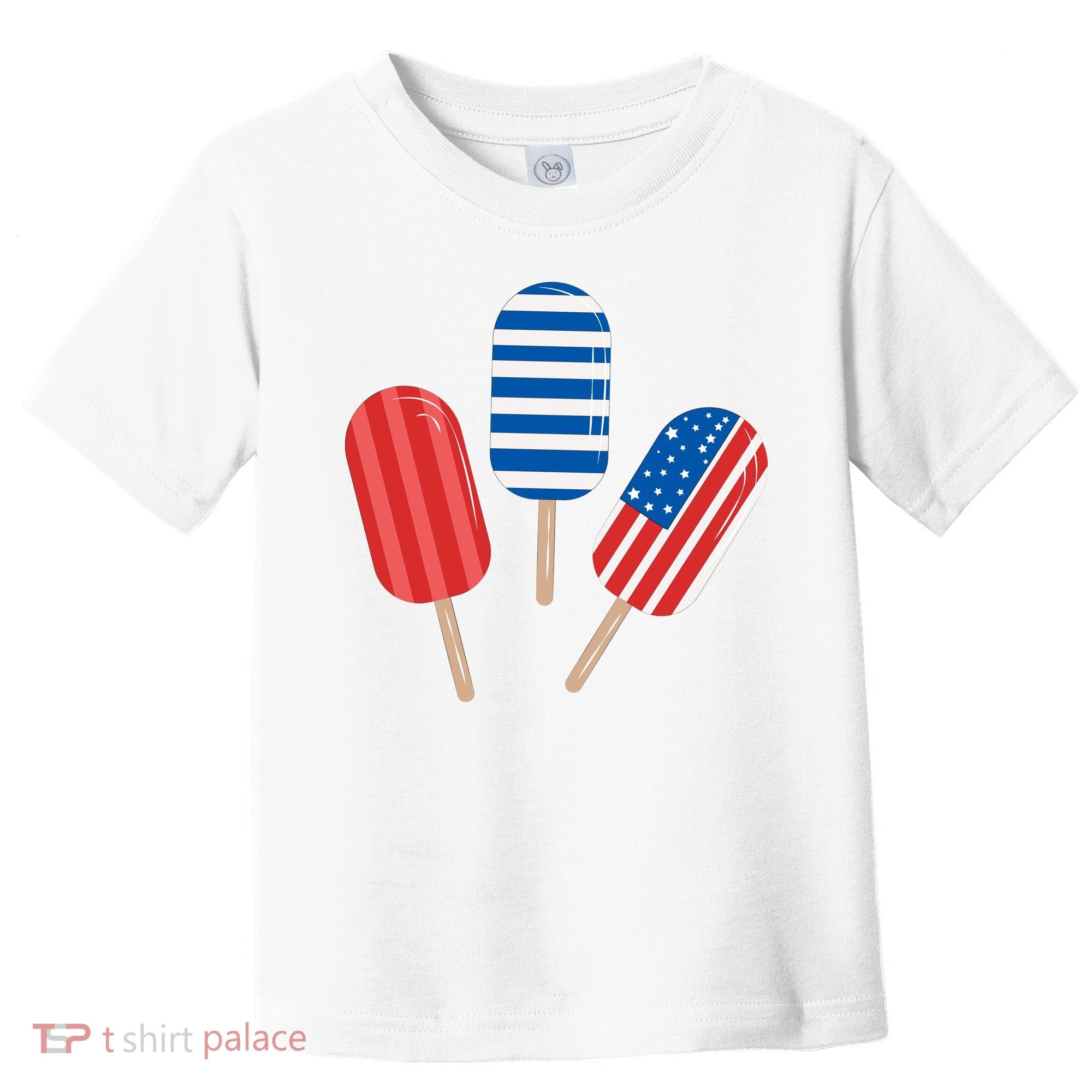 4th Of July Popsicle Usa Toddler T-Shirt