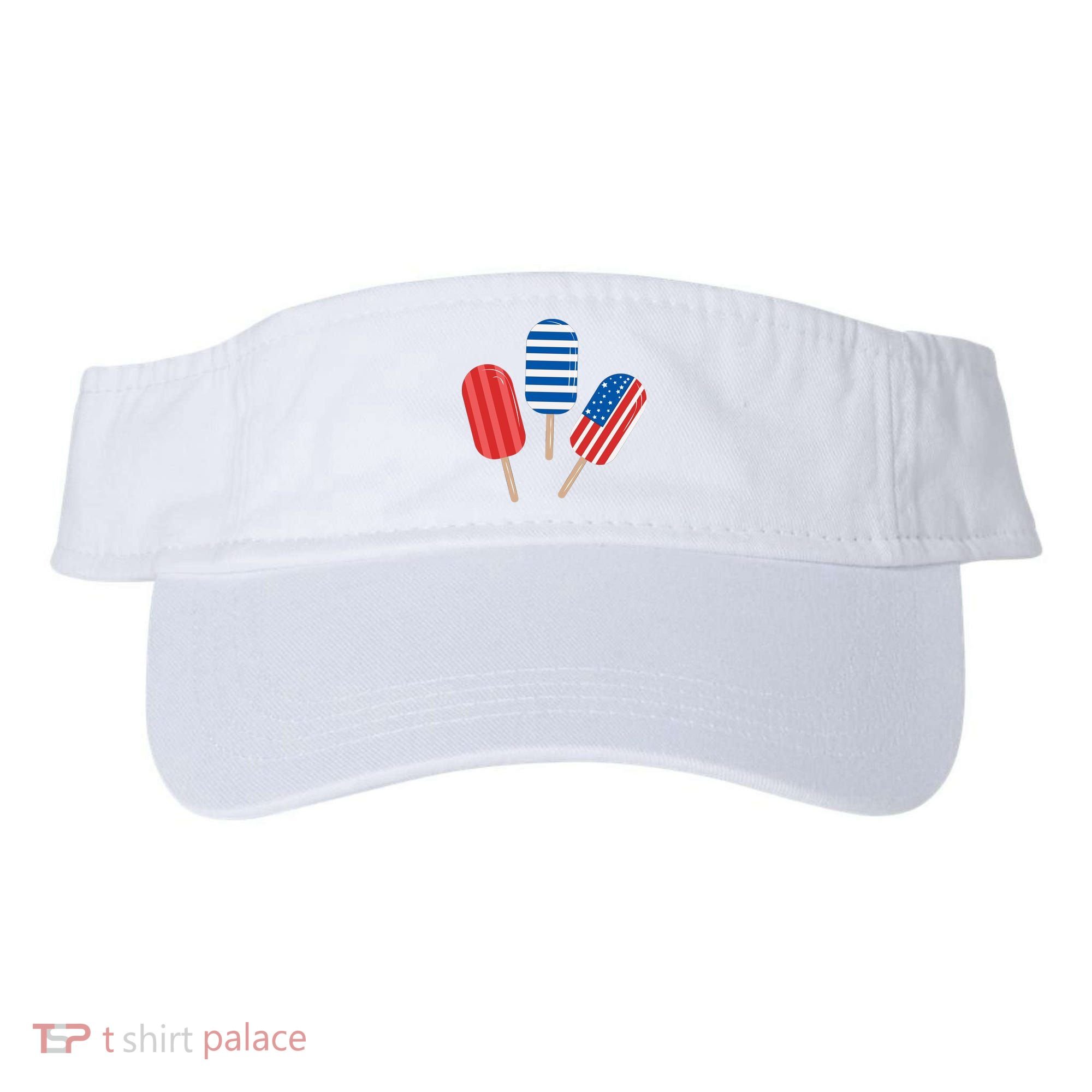 4th Of July Popsicle Usa Visor