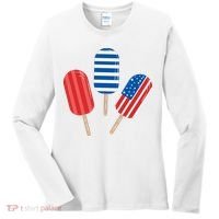 4th Of July Popsicle Usa Women's Long Sleeve Shirt thumb 0