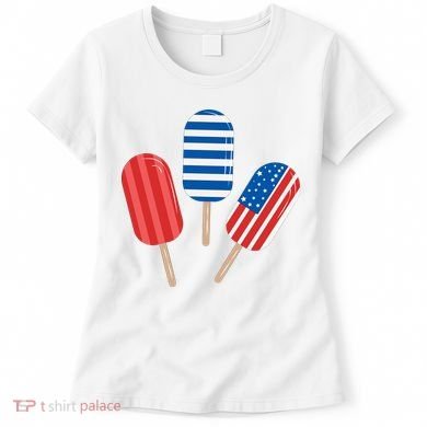 4th Of July Popsicle Usa Women's T-Shirt