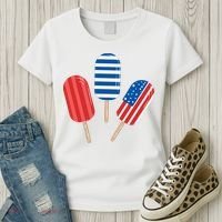 4th Of July Popsicle Usa Women's T-Shirt thumb 3