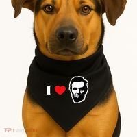 4th Of July Abraham Lincoln USA-Made Doggie Bandana thumb 1