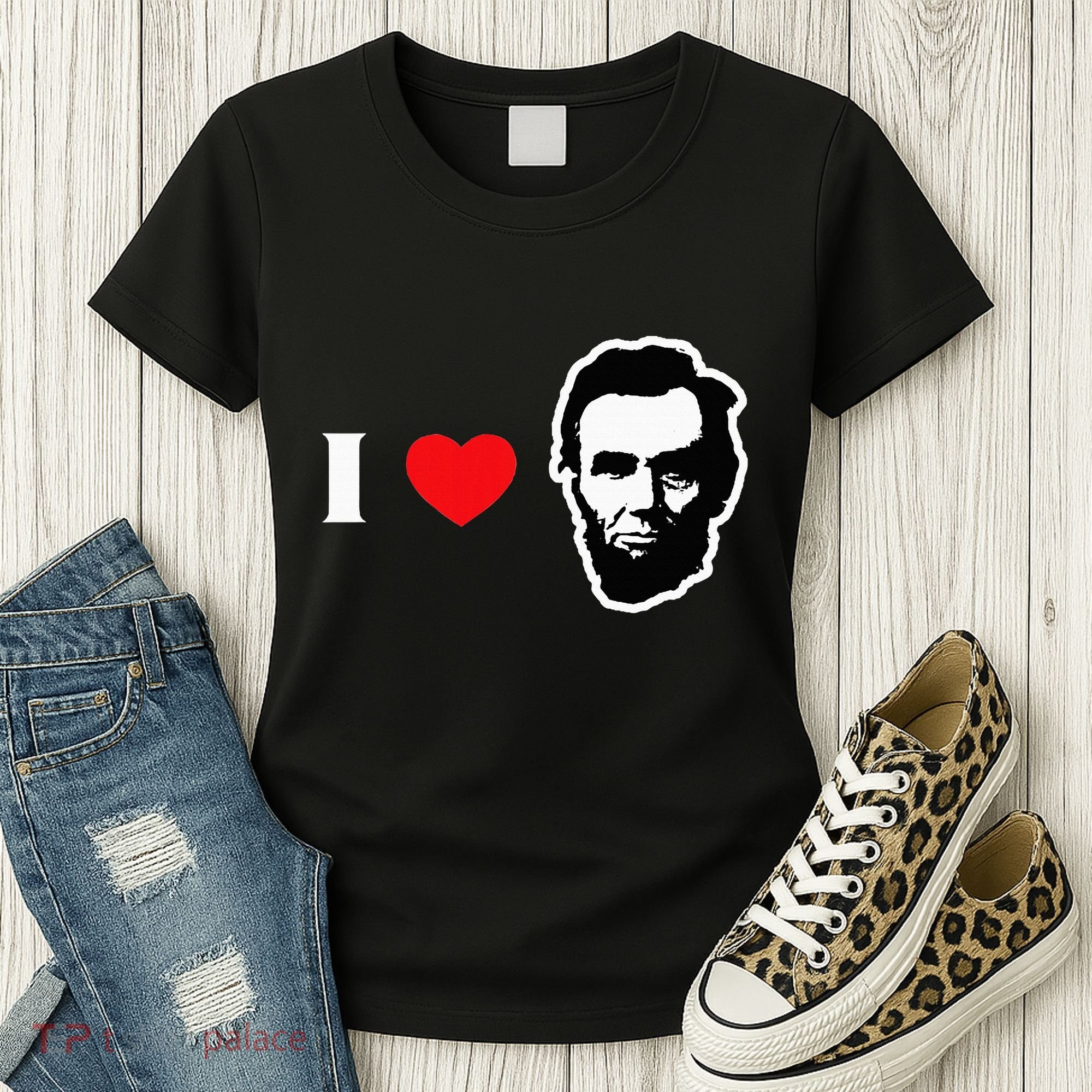 4th Of July Abraham Lincoln Women's T-Shirt