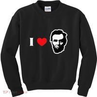 4th Of July Abraham Lincoln Kids Sweatshirt thumb 0