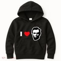4th Of July Abraham Lincoln Kids Hoodie thumb 0