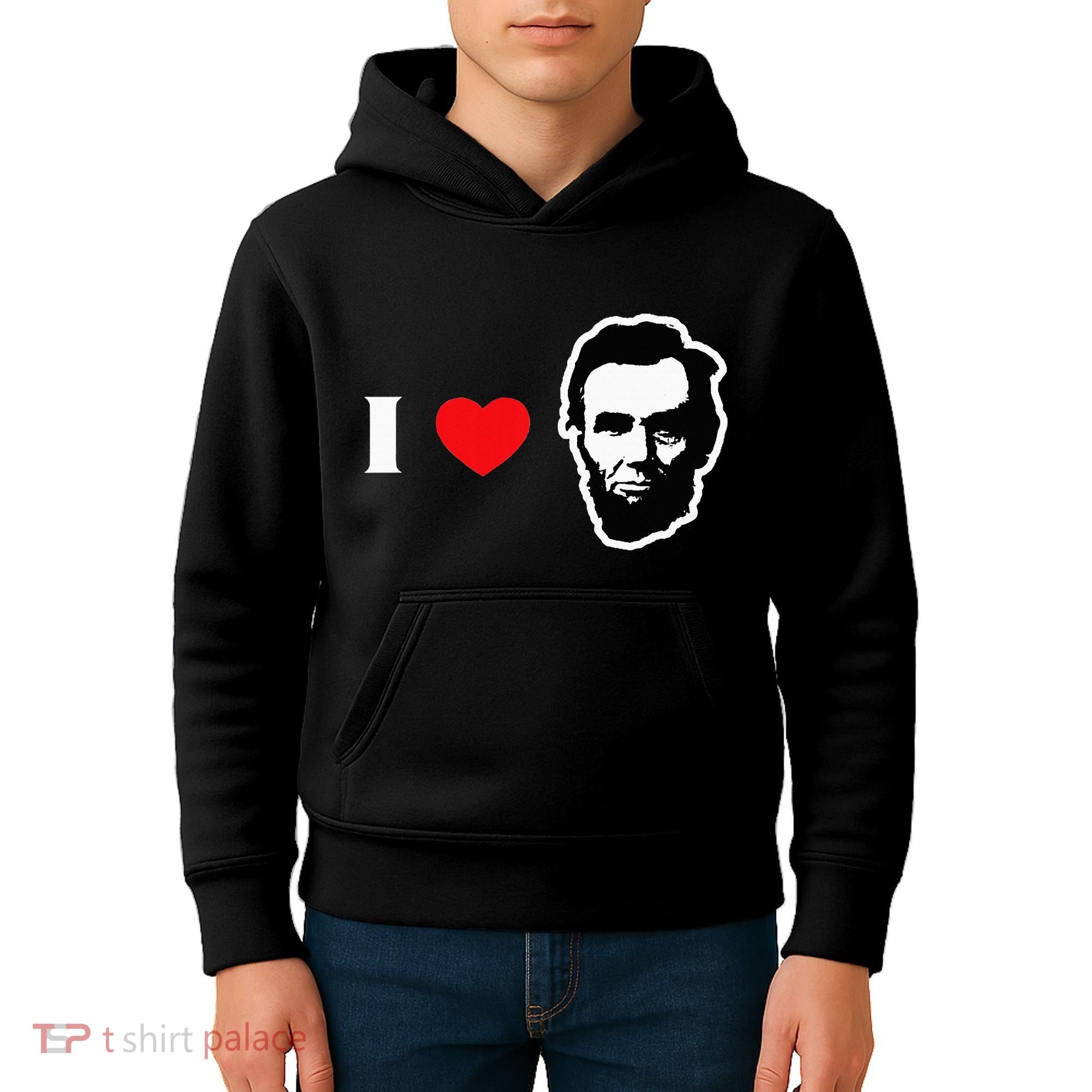 4th Of July Abraham Lincoln Kids Hoodie