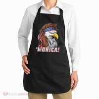 4th Of July Bald Eagle Mullet Murica Usa Usa Merica Apron thumb 2
