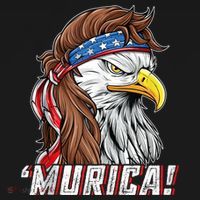 4th Of July Bald Eagle Mullet Murica Usa Usa Merica Apron thumb 3