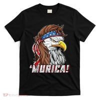 4th Of July Bald Eagle Mullet Murica Usa Usa Merica T-Shirt thumb 0