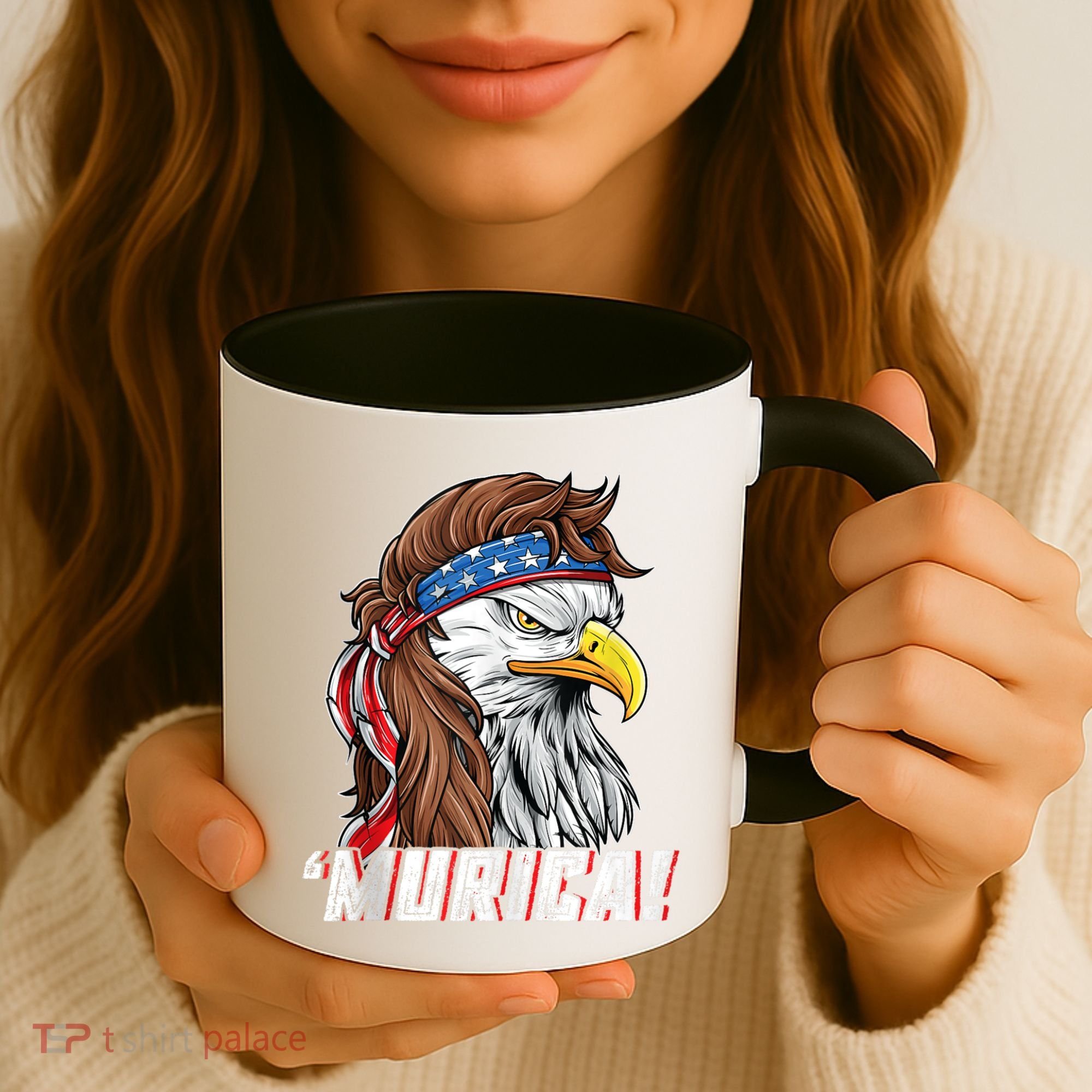 4th Of July Bald Eagle Mullet Murica Usa Usa Merica Coffee Mug