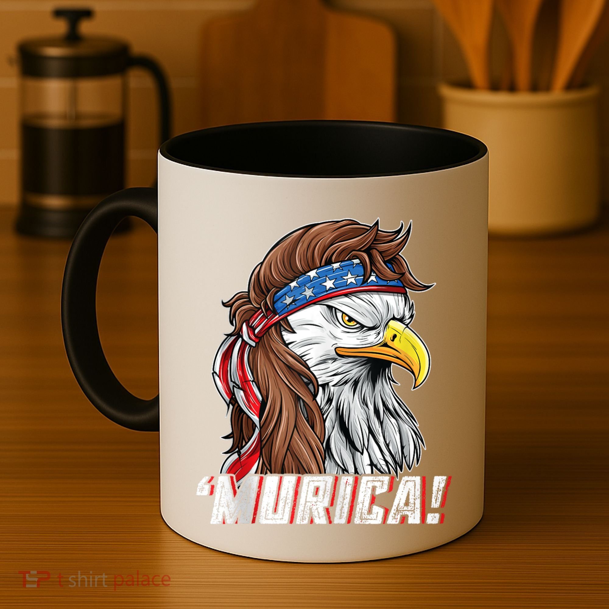 4th Of July Bald Eagle Mullet Murica Usa Usa Merica Coffee Mug