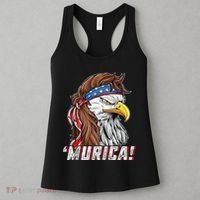 4th Of July Bald Eagle Mullet Murica Usa Usa Merica Women's Tank Top thumb 3