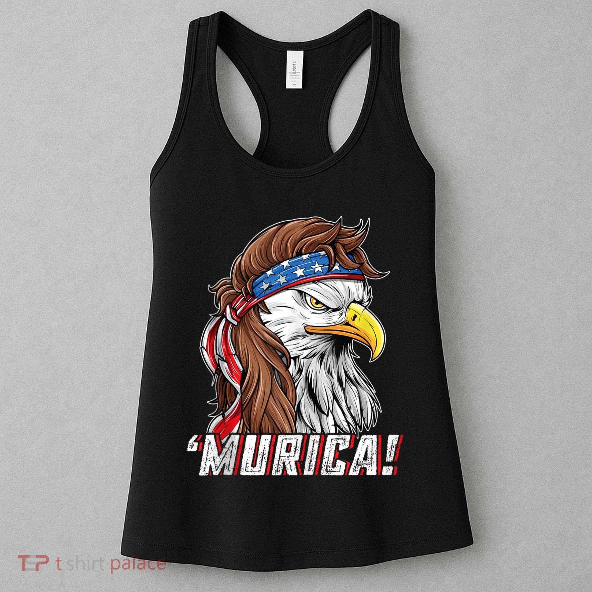 4th Of July Bald Eagle Mullet Murica Usa Usa Merica Women's Tank Top