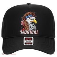 4th Of July Bald Eagle Mullet Murica Usa Usa Merica Hat thumb 0