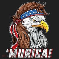 4th Of July Bald Eagle Mullet Murica Usa Usa Merica Hat thumb 2