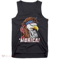 4th Of July Bald Eagle Mullet Murica Usa Usa Merica Tank Top thumb 0