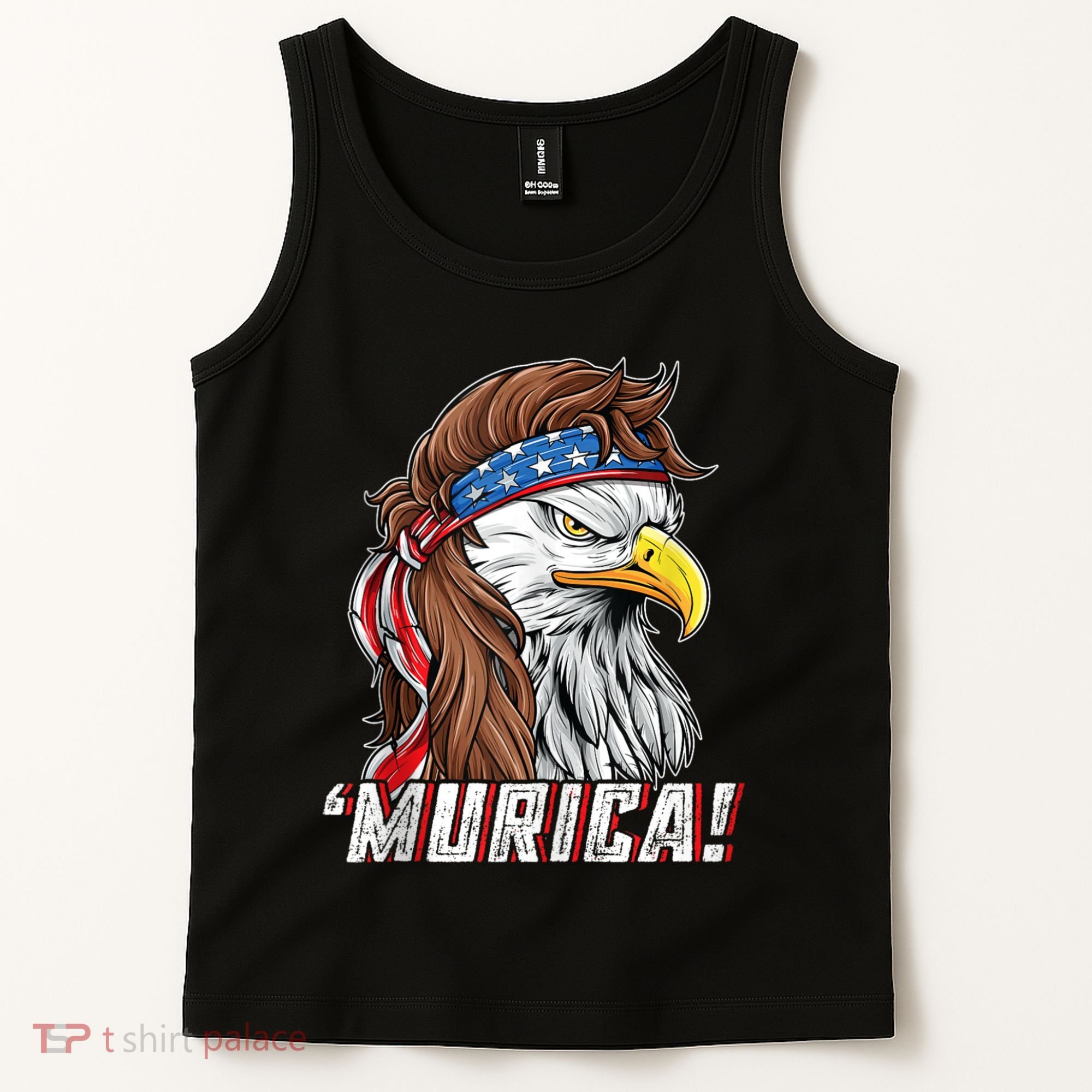 4th Of July Bald Eagle Mullet Murica Usa Usa Merica Tank Top