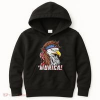 4th Of July Bald Eagle Mullet Murica Usa Usa Merica Kids Hoodie thumb 0