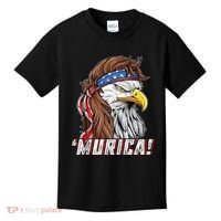 4th Of July Bald Eagle Mullet Murica Usa Usa Merica Kids T-Shirt thumb 0