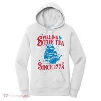 4th Of July Spilling The Tea Since 1773 History Teacher Women's Hoodie thumb 0